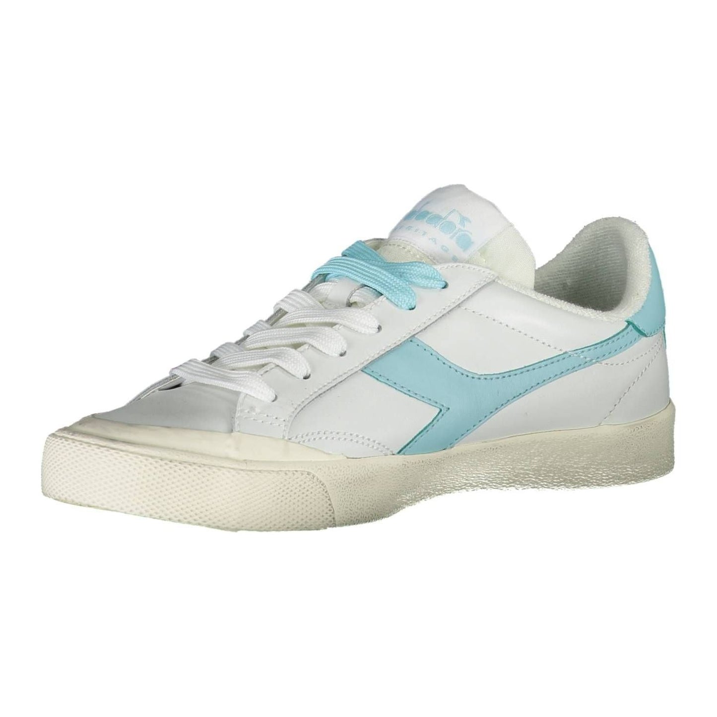 Diadora Chic White Lace-Up Sneakers with Contrasting Details chic-white-lace-up-sneakers-with-contrasting-details-1