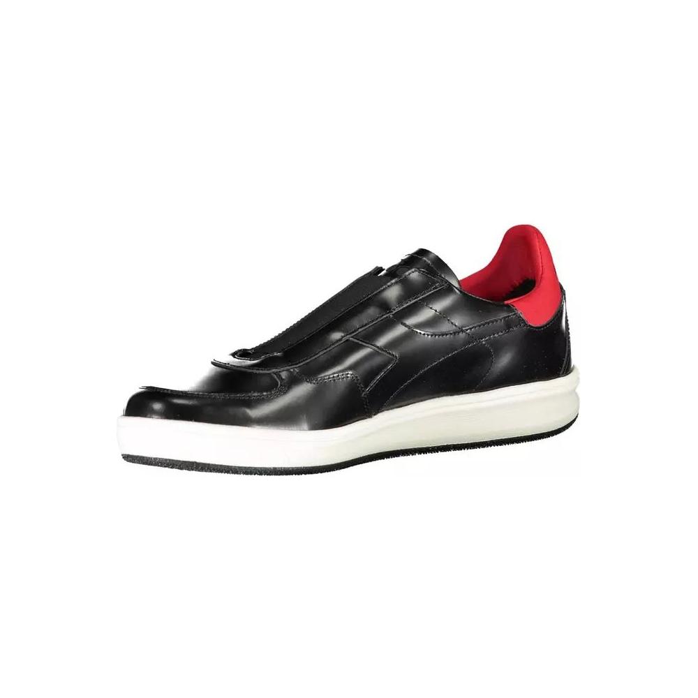 Diadora | Sleek Black Diadora Sneakers with Contrasting Details| McRichard Designer Brands   