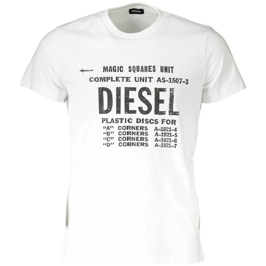 DieselSleek White Printed Crew Neck TeeMcRichard Designer Brands£69.00