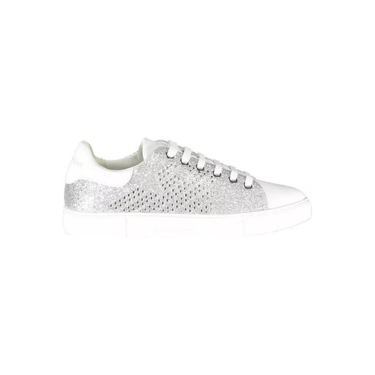 Emporio Armani Silver Lure Sports Sneakers with Contrasting Details silver-lure-sports-sneakers-with-contrasting-details