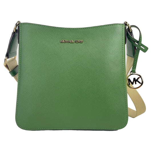 Michael Kors | Jet Set Small Messenger Crossbody Bag Green| McRichard Designer Brands   