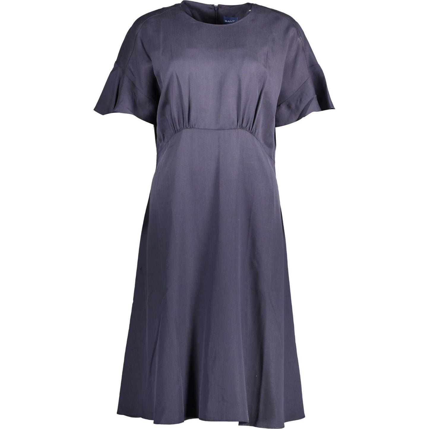 Gant Elegant Blue Short-Sleeve Dress elegant-blue-short-sleeve-dress