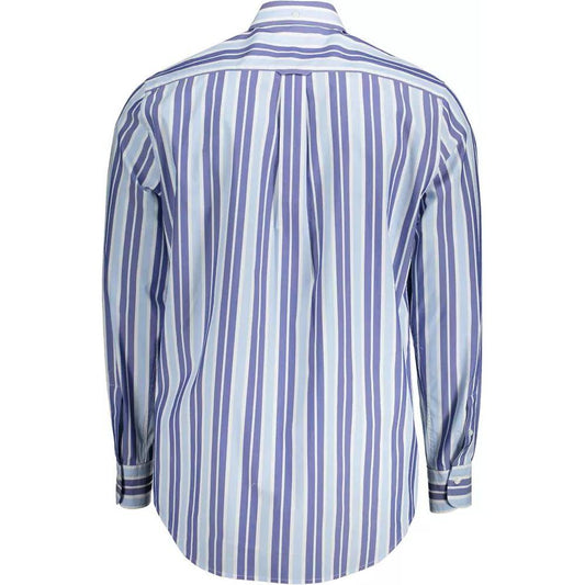 Gant | Elegant Light Blue Long-Sleeved Shirt| McRichard Designer Brands   