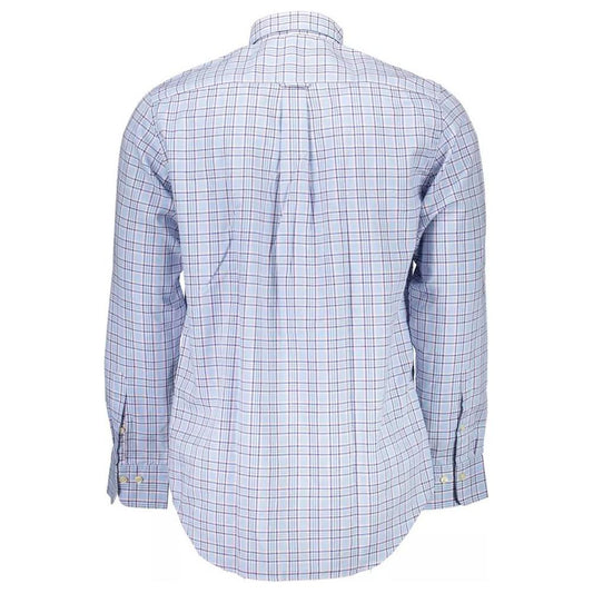 Gant | Elegant Light Blue Long Sleeve Shirt| McRichard Designer Brands   