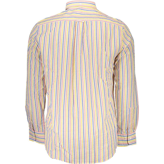 Gant Elegant White Long-Sleeved Button-Down Shirt elegant-white-long-sleeved-button-down-shirt