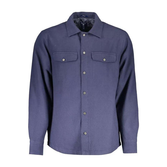 Gant | Elegant Cotton Long-Sleeve Men's Shirt| McRichard Designer Brands   