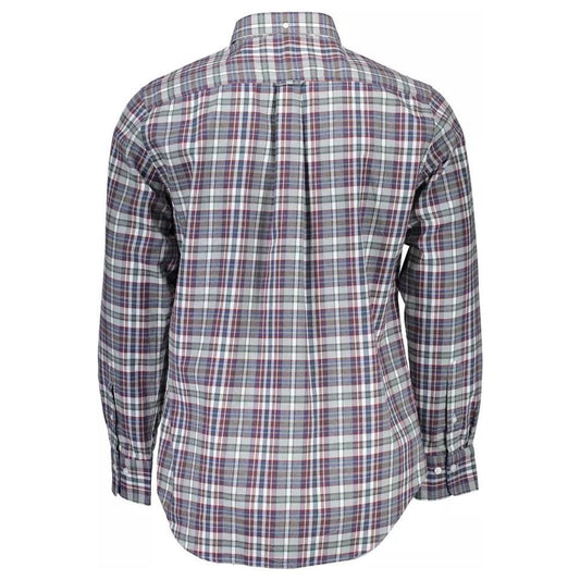 Gant Classic Blue Long Sleeve Cotton Shirt classic-blue-long-sleeve-cotton-shirt-1