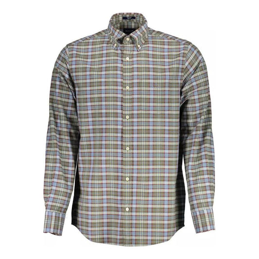 Gant | Classic Green Button-Down Shirt| McRichard Designer Brands   