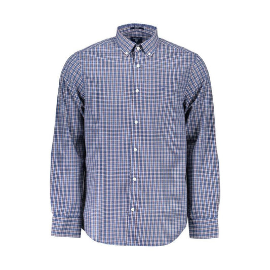 Gant | Elegant Purple Long Sleeve Button-Down Shirt| McRichard Designer Brands   
