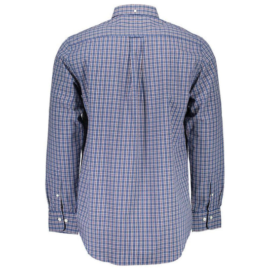 Gant | Elegant Purple Long Sleeve Button-Down Shirt| McRichard Designer Brands   