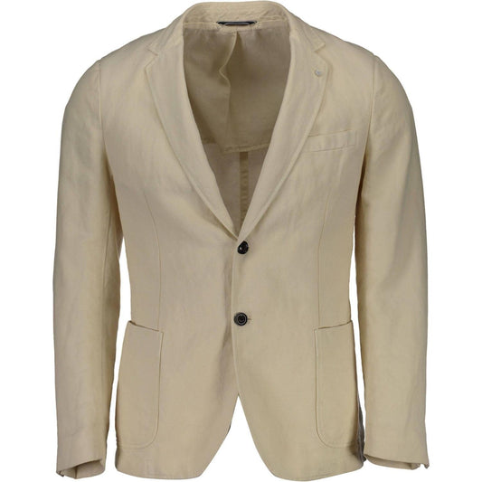 Gant | Beige Cotton Jacket| McRichard Designer Brands   