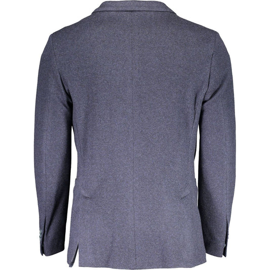 Gant Elegant Blue Classic Long Sleeve Jacket elegant-blue-classic-long-sleeve-jacket
