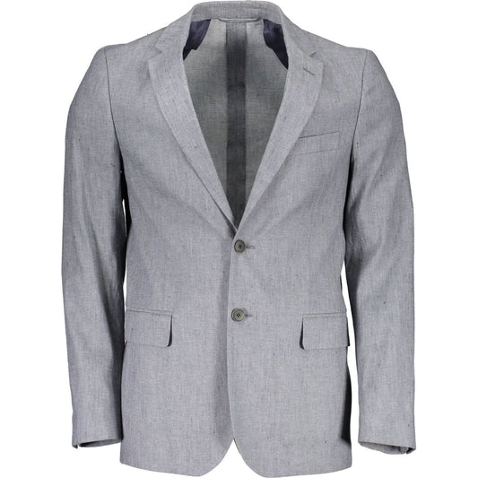 GantElegant Gray Linen-Cotton Blend JacketMcRichard Designer Brands£159.00
