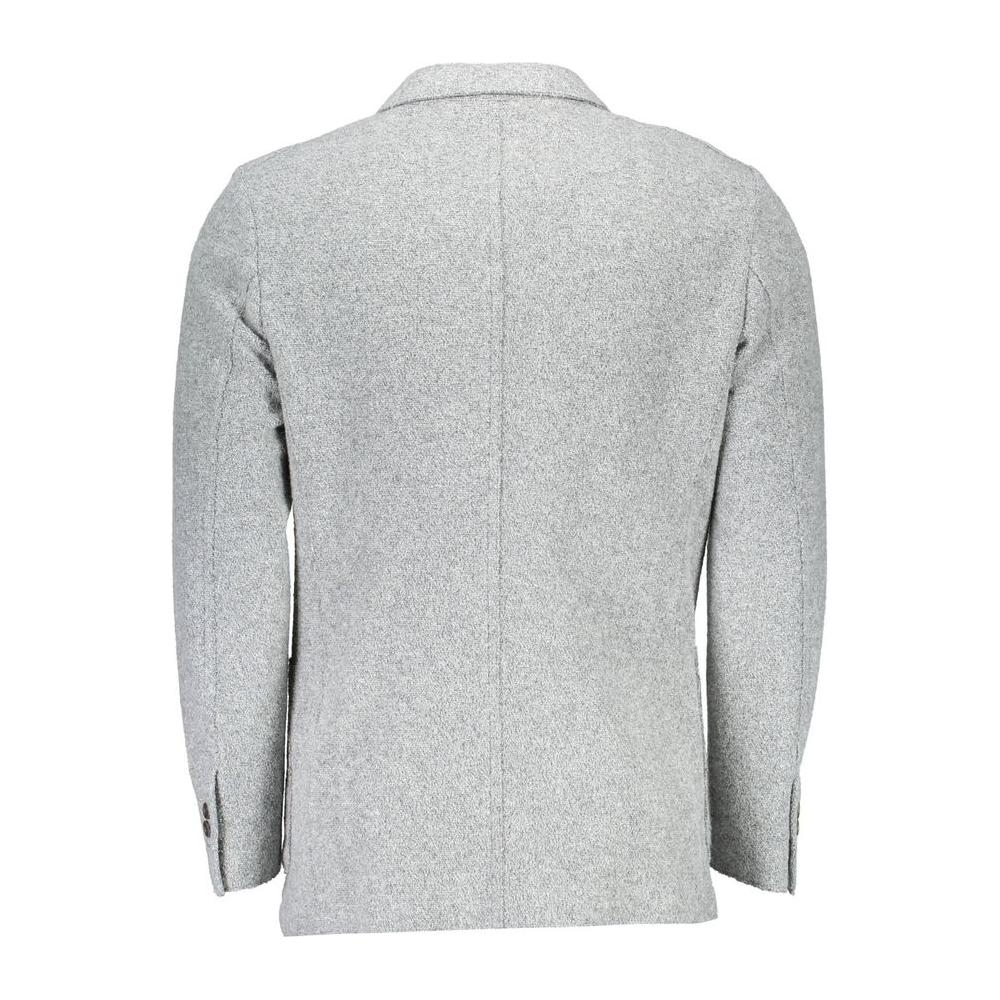 Gant Elegant Long-Sleeved Wool Blend Jacket elegant-long-sleeved-wool-blend-jacket