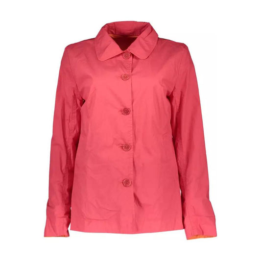Chic Reversible Sports Jacket in Pink