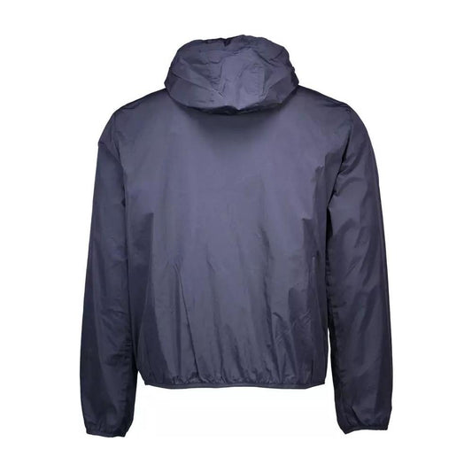 Gant Chic Blue Nylon Sport Jacket with Hood chic-blue-nylon-sport-jacket-with-hood