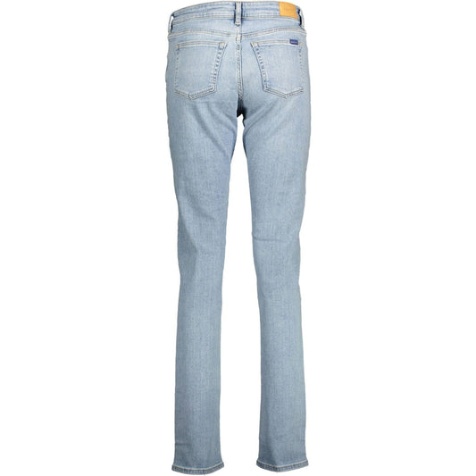 Gant | Slim Fit Organic Cotton Light Blue Jeans| McRichard Designer Brands   