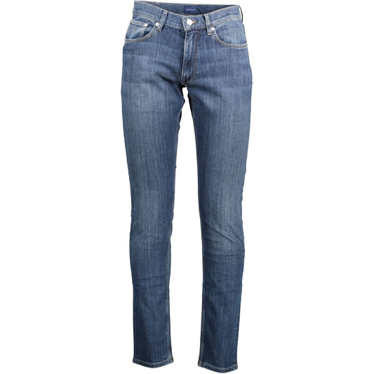 Chic Slim Fit Faded Blue Jeans