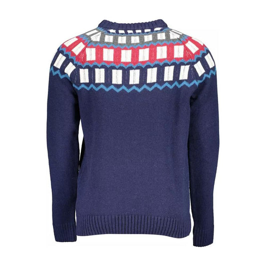 Gant Alpaca Blend Blue Designer Sweater alpaca-blend-blue-designer-sweater