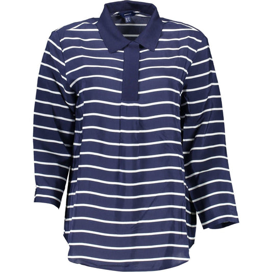 Gant Chic Blue 3/4 Sleeve Polo Shirt chic-blue-3-4-sleeve-polo-shirt