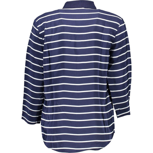 Gant Chic Blue 3/4 Sleeve Polo Shirt chic-blue-3-4-sleeve-polo-shirt