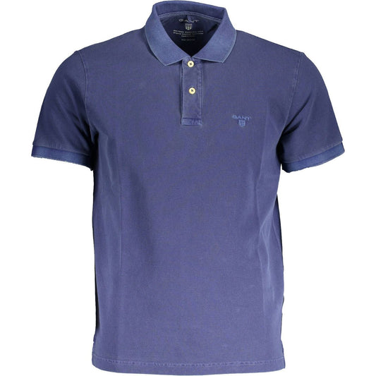 Gant Classic Blue Short Sleeve Polo Shirt classic-blue-short-sleeve-polo-shirt