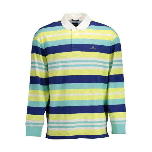 Gant Elegant Long-Sleeved Yellow Polo with Contrasting Details elegant-long-sleeved-yellow-polo-with-contrasting-details