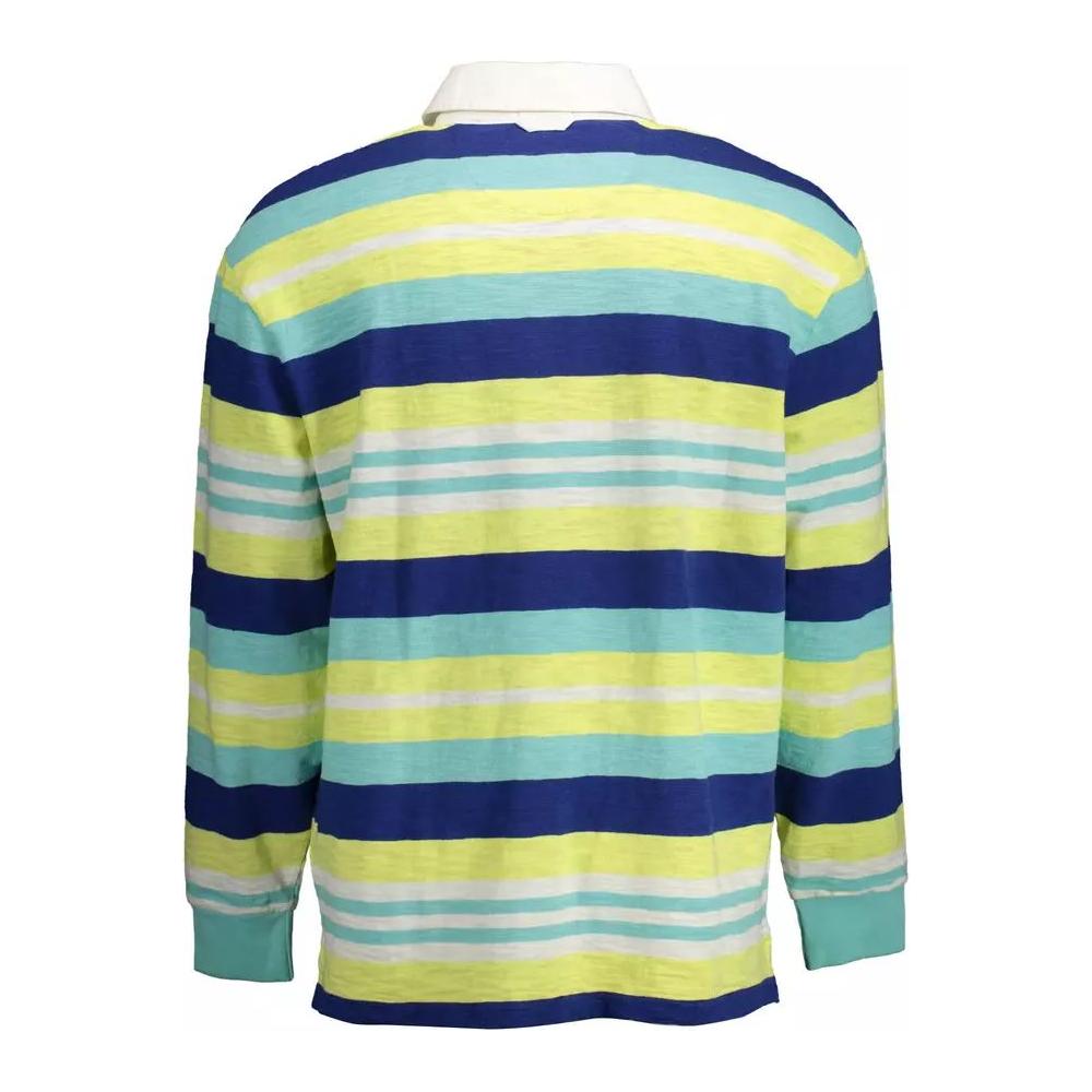 Gant Elegant Long-Sleeved Yellow Polo with Contrasting Details elegant-long-sleeved-yellow-polo-with-contrasting-details