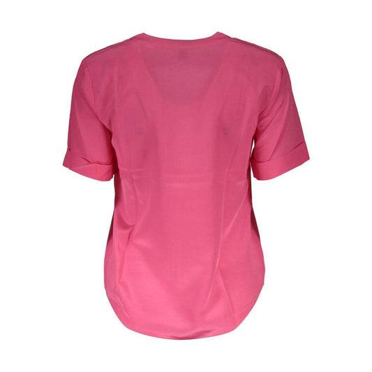 Gant Pink Silk Tops & T-Shirt pink-silk-tops-t-shirt