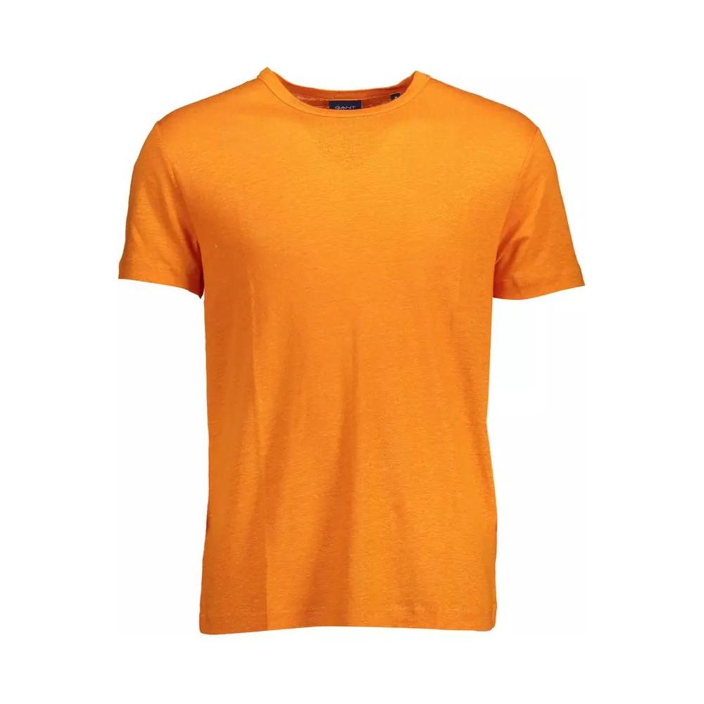 Gant Elegant Orange Linen Short Sleeve Tee elegant-orange-linen-short-sleeve-tee