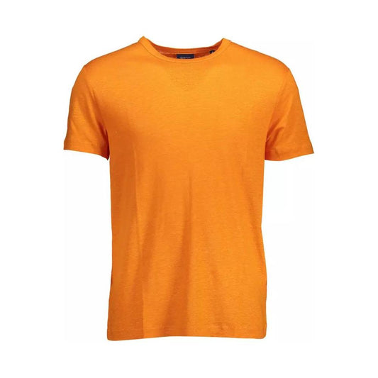 GantElegant Orange Linen Short Sleeve TeeMcRichard Designer Brands£89.00