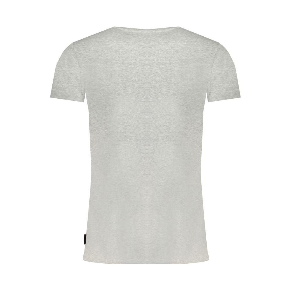 Gaudi Gray Cotton T-Shirt gray-cotton-t-shirt-41