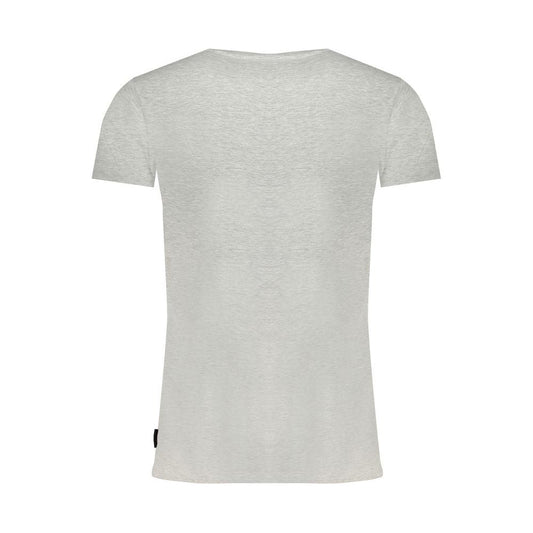 Gaudi Gray Cotton T-Shirt gray-cotton-t-shirt-41