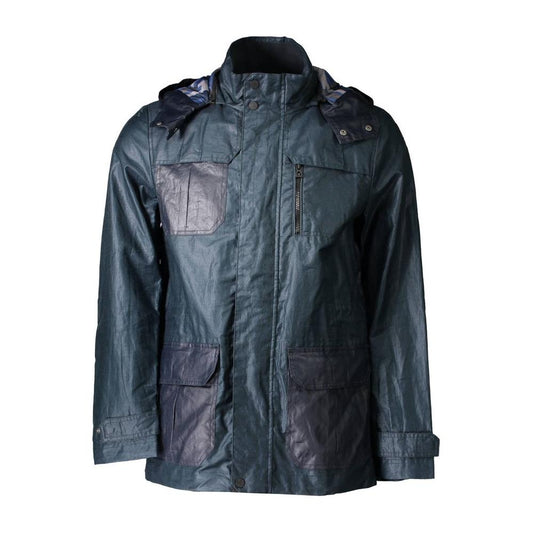 Geox Green Polyester Jacket green-polyester-jacket