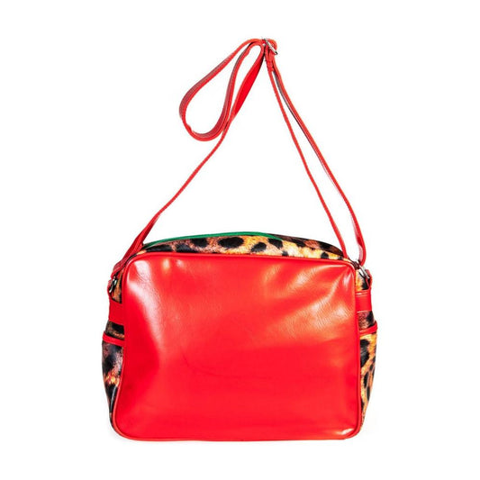 Red Fabric Handbag