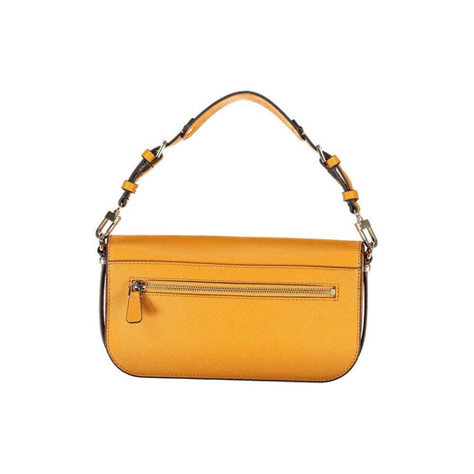 Guess Jeans Orange Polyethylene Handbag orange-polyethylene-handbag