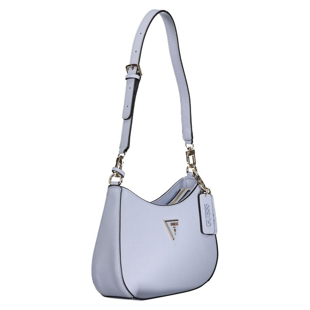 Light Blue Polyethylene Handbag