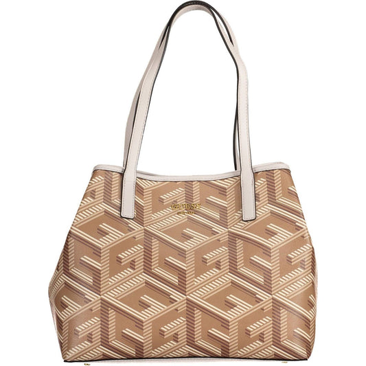 Guess Jeans Chic Beige Convertible Guess Shoulder Bag chic-beige-convertible-guess-shoulder-bag