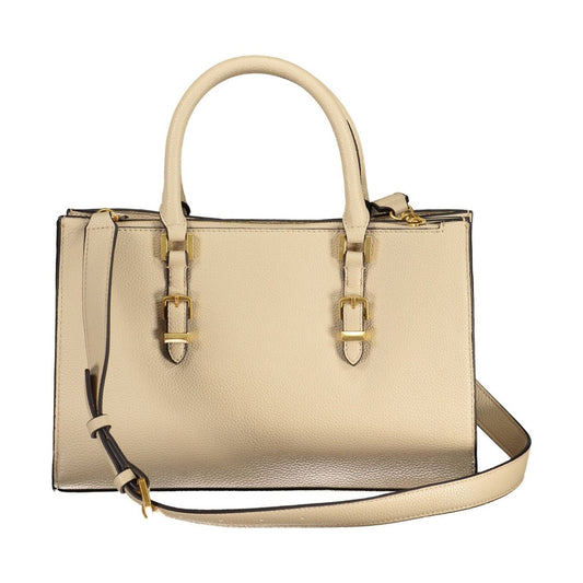 Guess Jeans Chic Beige Dual Compartment Handbag chic-beige-dual-compartment-handbag