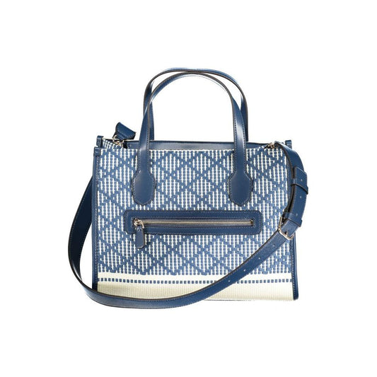 Blue Cotton Handbag