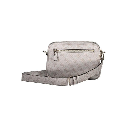 Guess Jeans Gray Polyethylene Handbag gray-polyethylene-handbag-1