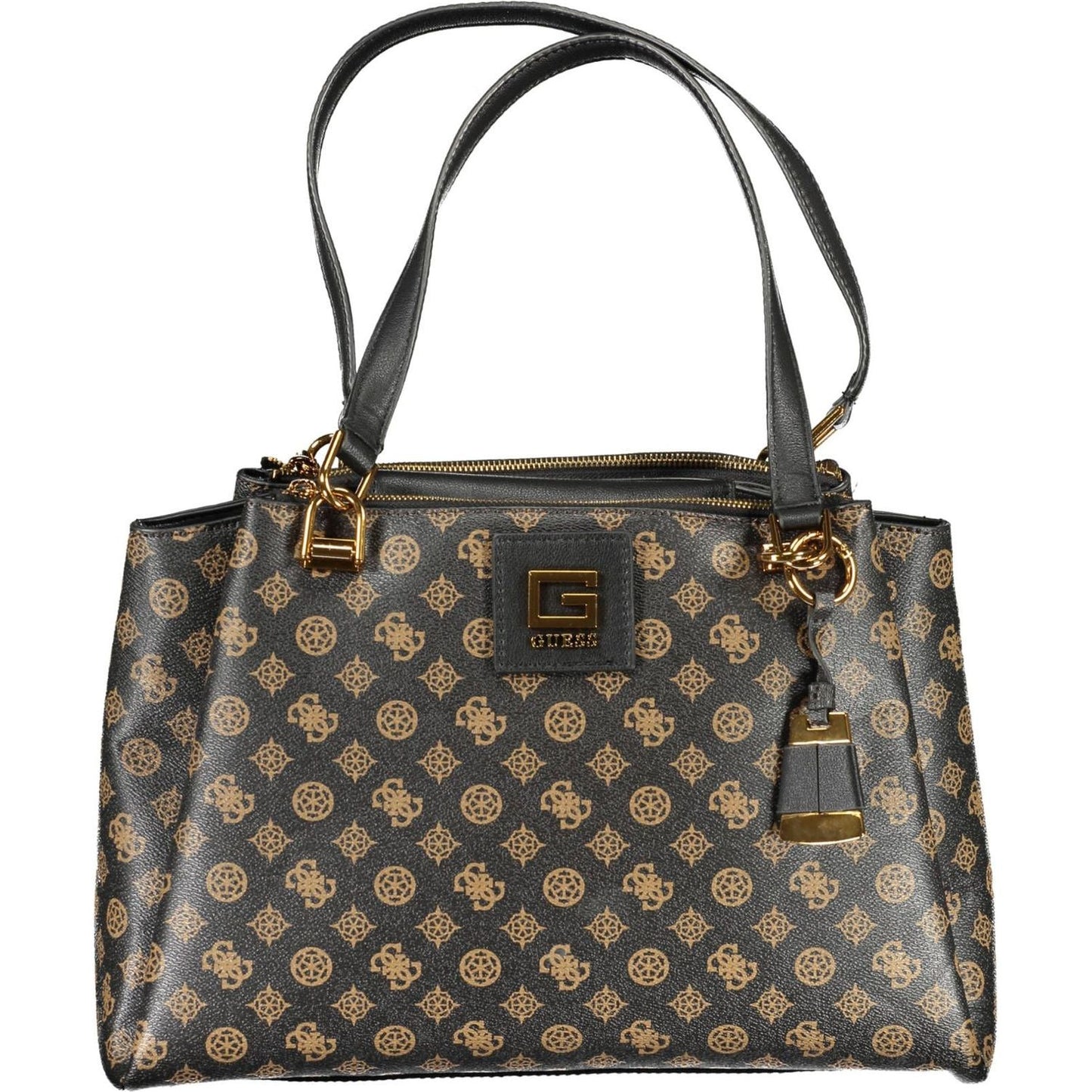 Guess Jeans Chic Brown Polyurethane Shoulder Bag chic-brown-polyurethane-shoulder-bag-1