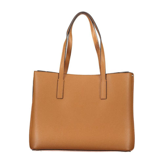 Guess Jeans Brown Polyethylene Handbag brown-polyethylene-handbag-26