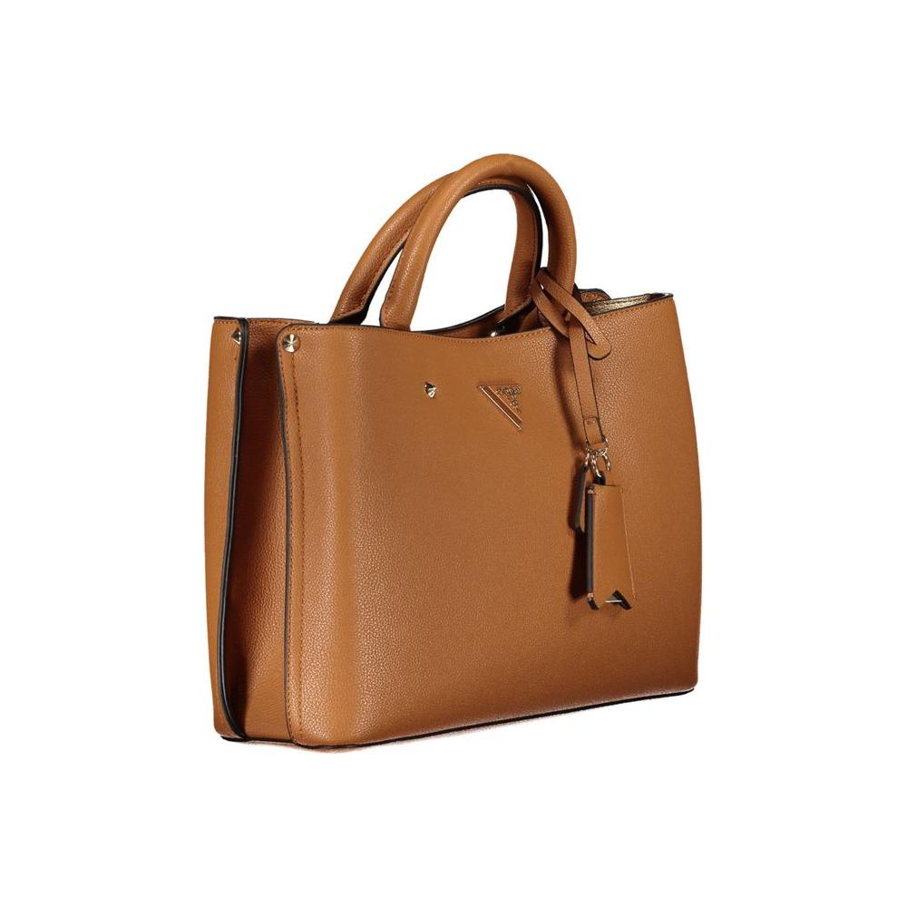 Guess Jeans Brown Polyethylene Handbag brown-polyethylene-handbag-21