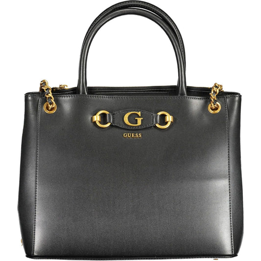 Elegant Two-Tone Chain Handle Handbag