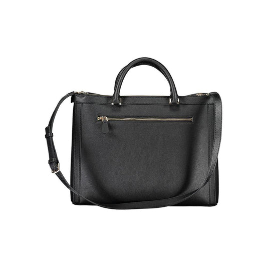 Guess Jeans Black Polyethylene Handbag black-polyethylene-handbag-65