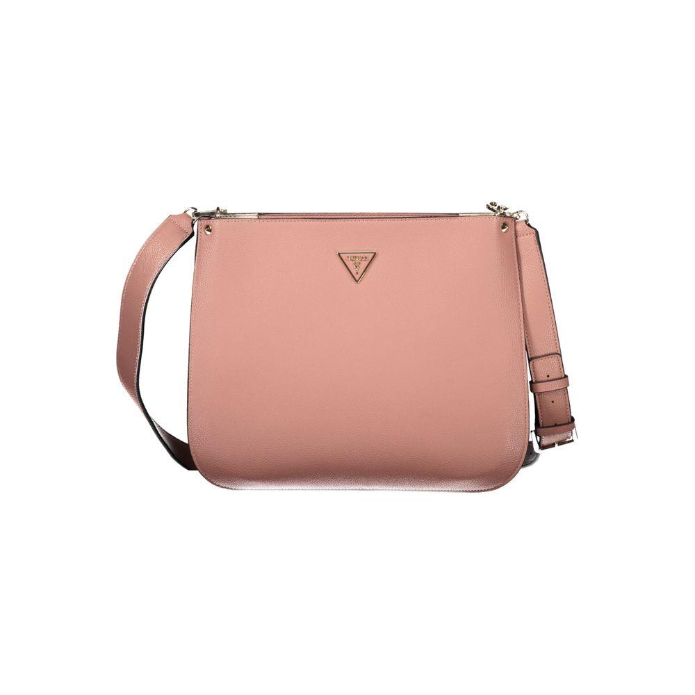 Guess Jeans Pink Polyethylene Handbag pink-polyethylene-handbag-14