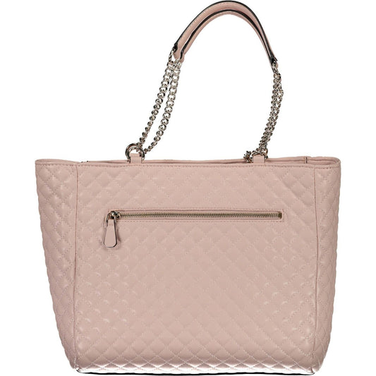 Guess Jeans Chic Pink Chain-Handle Shoulder Bag chic-pink-chain-handle-shoulder-bag-1