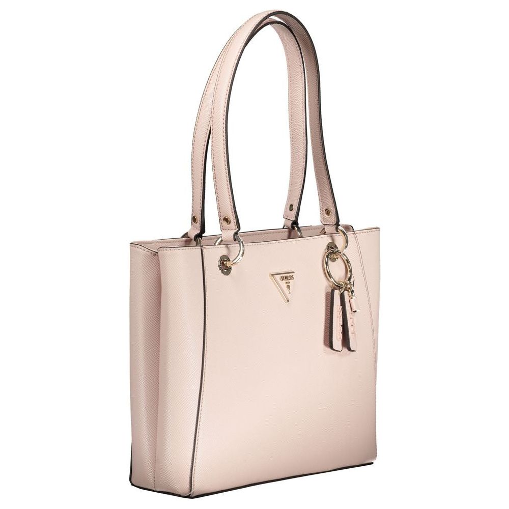Guess Jeans Pink Polyethylene Handbag pink-polyethylene-handbag-25