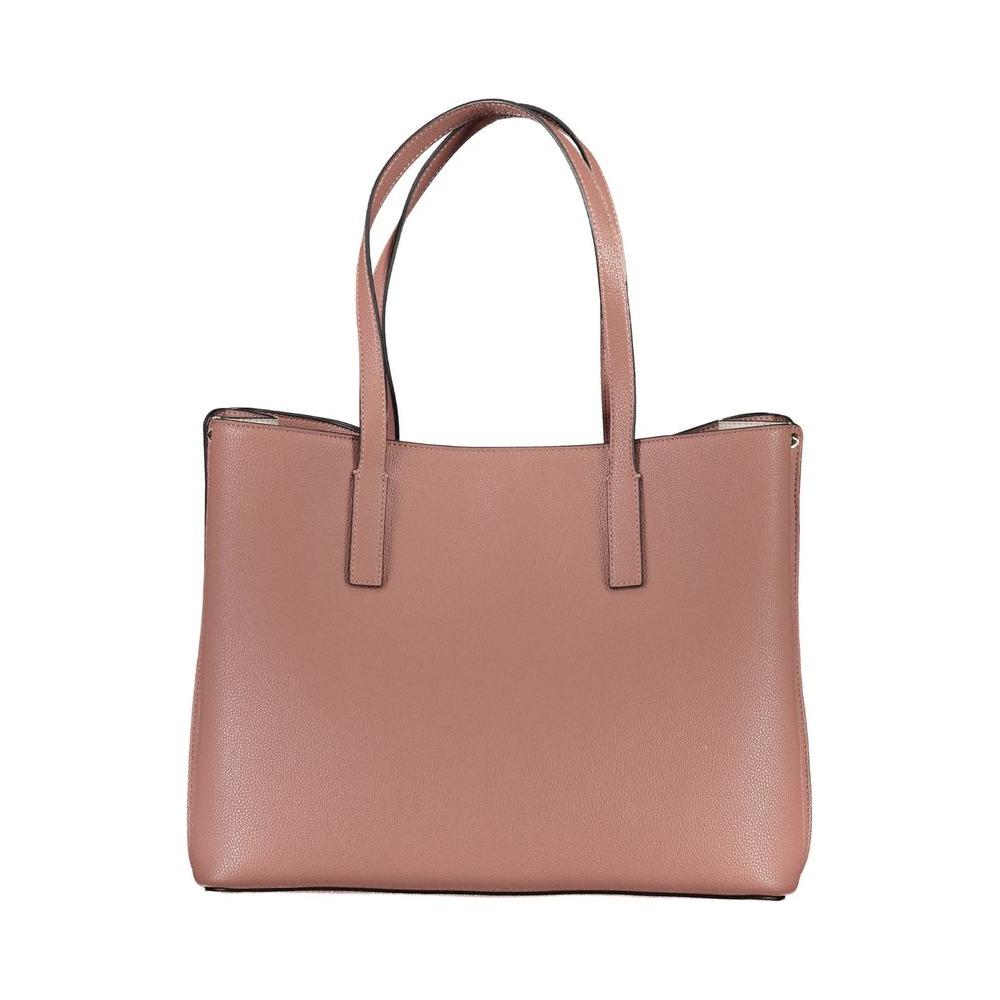 Pink Polyethylene Handbag